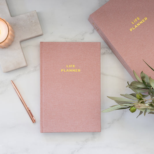 Truly Amor Life Planner Rose Gold