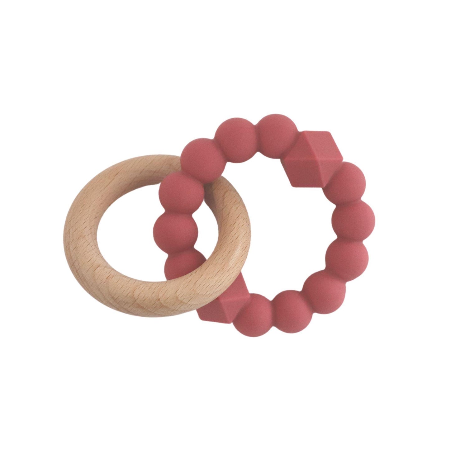 MOON TEETHER DUSTY PINK Teether Jellystone Designs