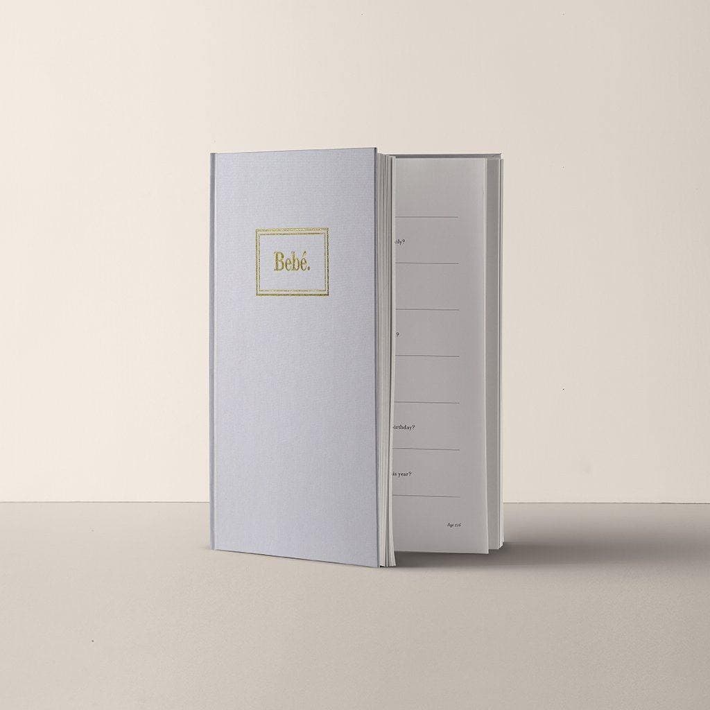 Truly Amor Bebé Baby Book Ivory baby book Truly Amor