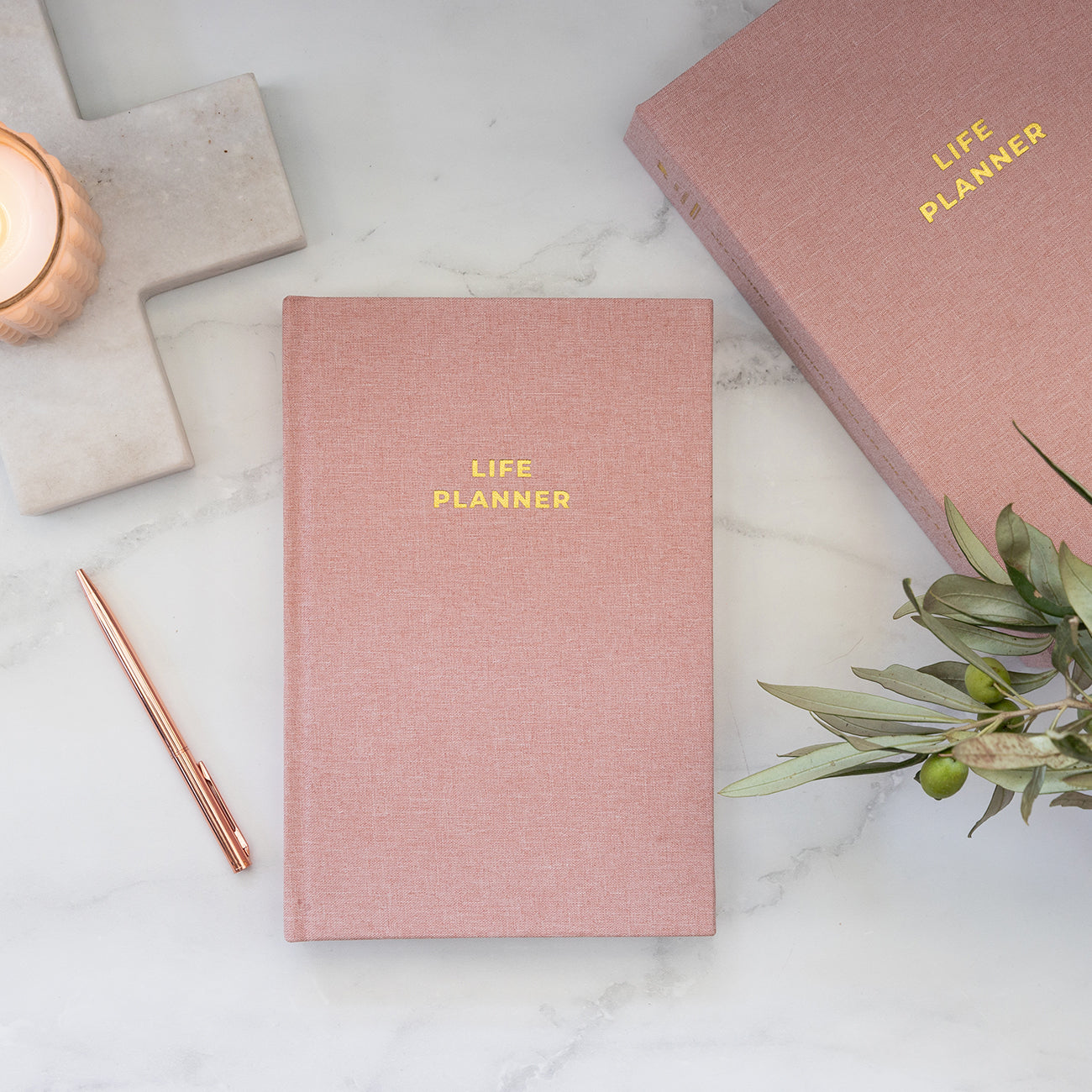 Truly Amor Life Planner Rose Gold