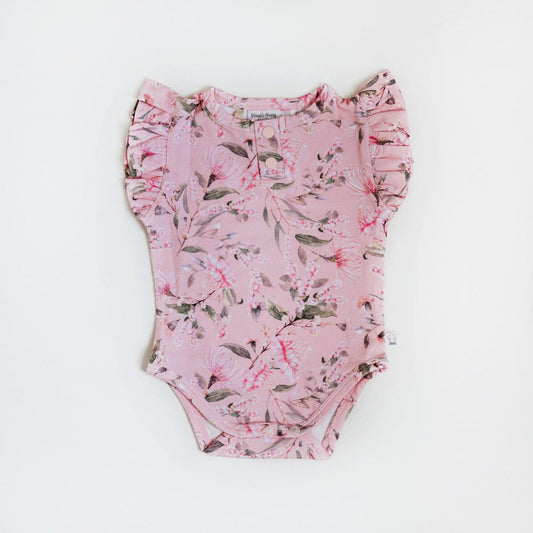 Snuggle Hunny Kids Pink Wattle Short Sleeve Bodysuit - Hillside Hampers