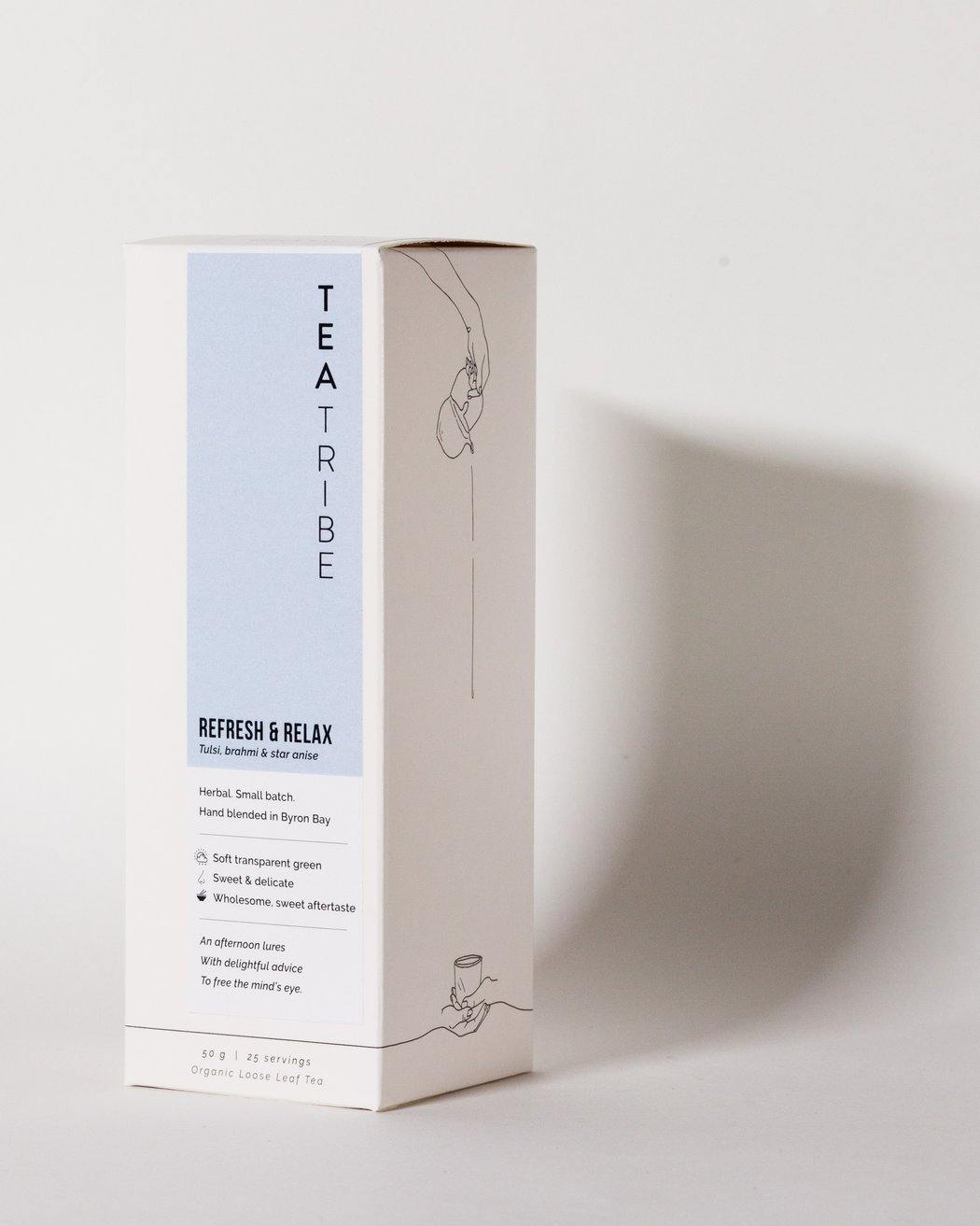 TeaTribe Refresh & Relax 30g loose leaf tea - Hillside Hampers