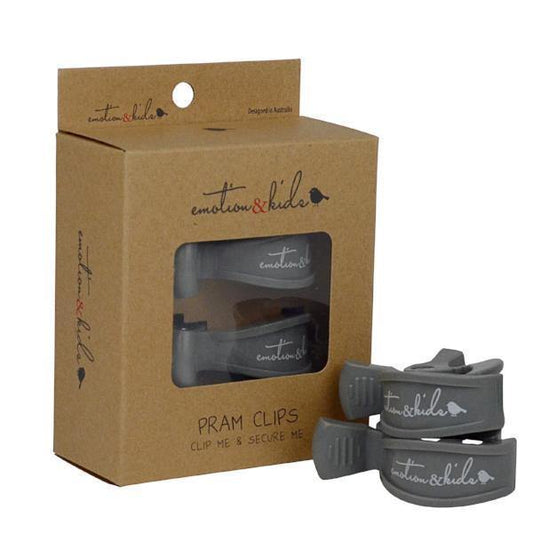 Pram Clips Grey Pram Clips Emotion & Kids 